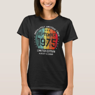 T-shirt Absolument Génial Depuis Septembre 1975 Homme Femm