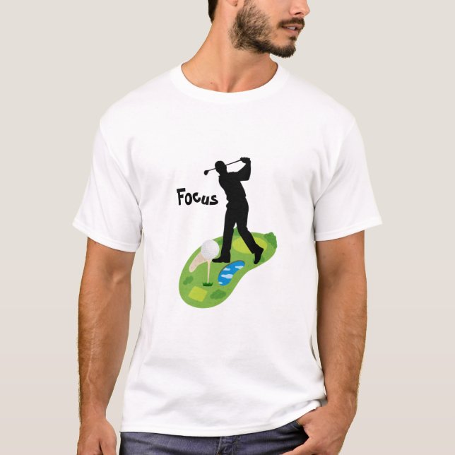 T-shirt Absolute Swing Golf Silhouette (Devant)