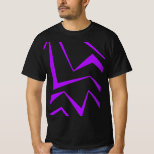 T-shirt Abstract, bold, vibrant geometric zigzag pattern
