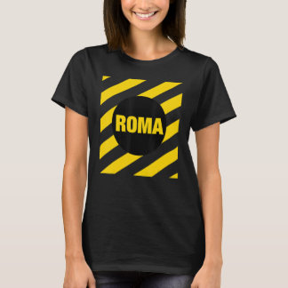 T-shirt Abstract Rome Italy Square Style Roma Italia Illus