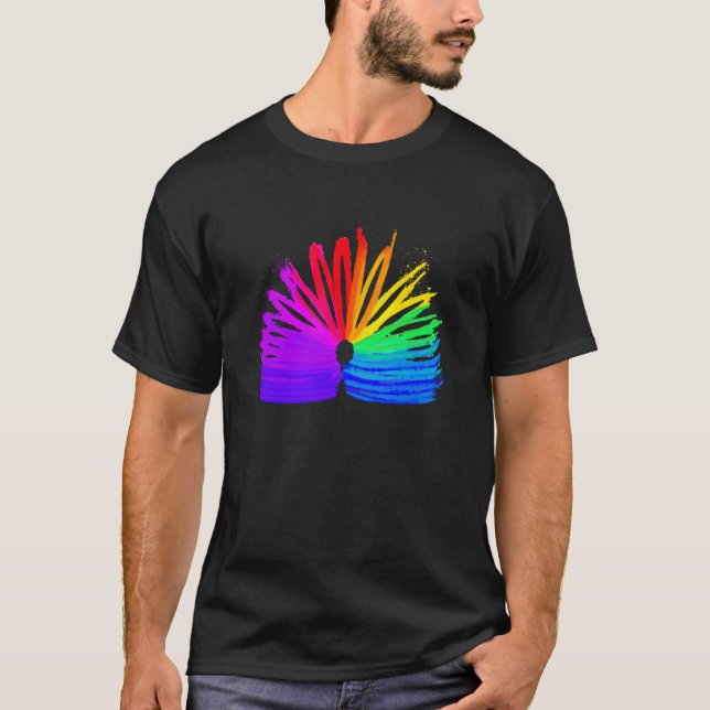 T-shirt Abstract Slinky Retro Slinky Slinky Manipulation (Devant)