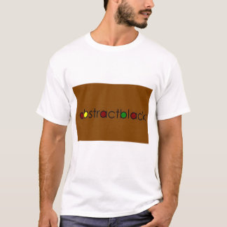 T-shirt abstractblack