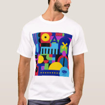 T-shirt Abstrait