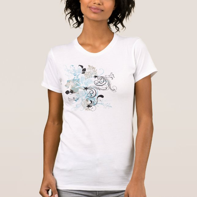 T-shirt abstrait (Devant)
