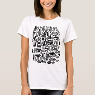 T-shirt Abstrait 100813 - Noir