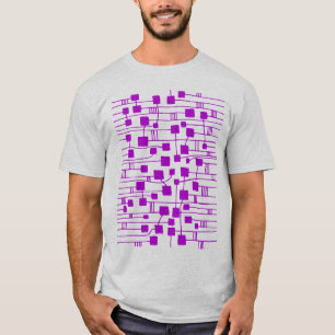 T-shirt Abstrait 111211 - Violet