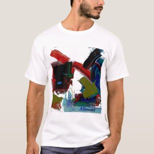 T-shirt Abstrait coloré