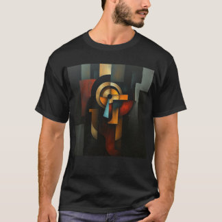 T-shirt Abstrait cubiste NUES