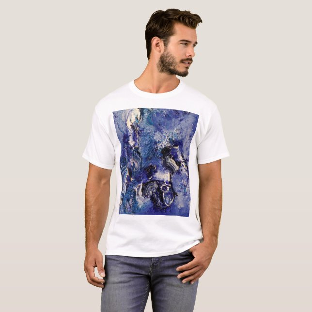 T-shirt Abstrait funky (Devant entier)