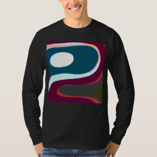 T-shirt Abstrait ondulé coloré 612