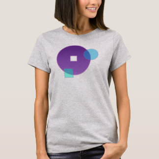 T-shirt Abstrait trois sur gris