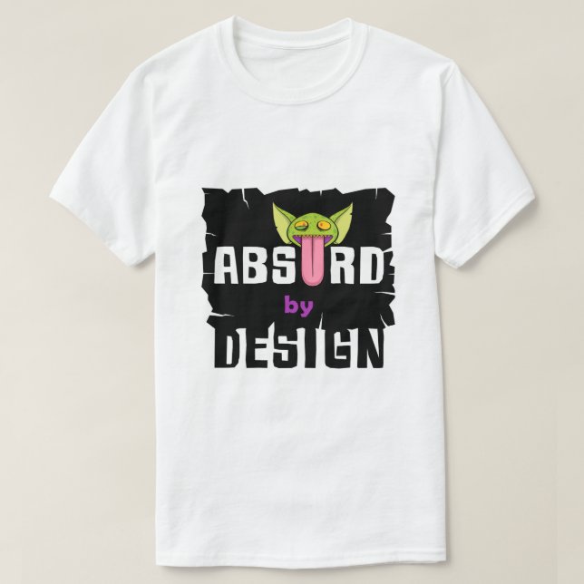 T-shirt Absurde par logo de conception (Design devant)