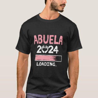T-shirt Abuela 2024 Loading Future New Grandma To Be