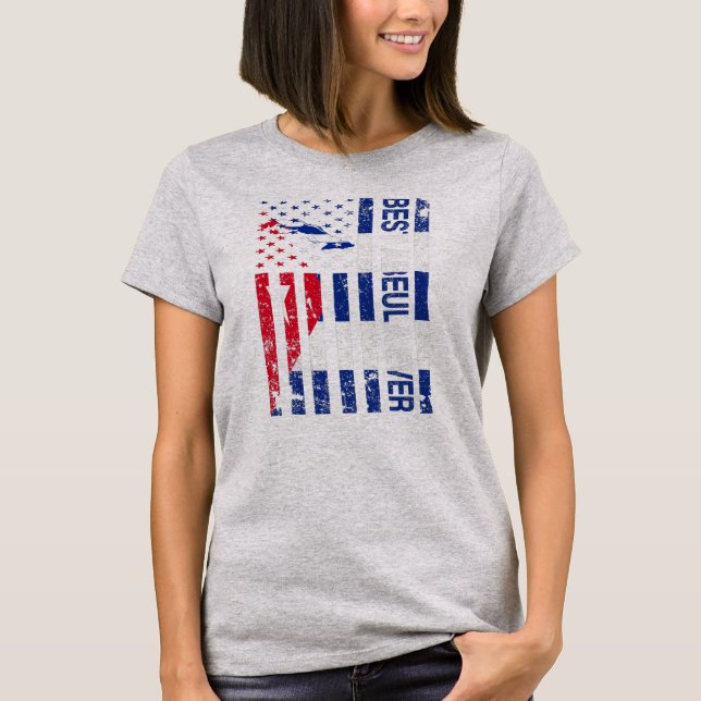 T-shirt Abuela Cubaine grand-mère Cuba USA Mère américaine (Devant)