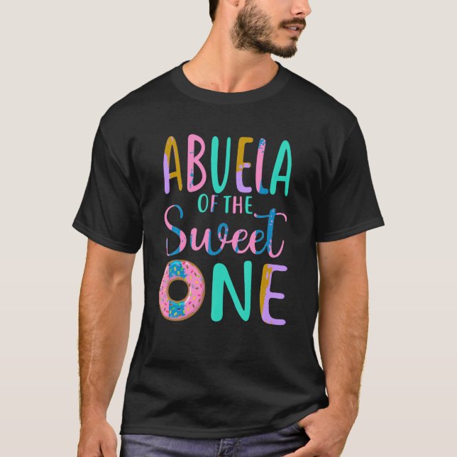T-shirt Abuela de Sweet one grand-mère 1er anniversaire fi (Devant)