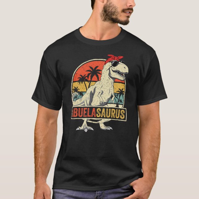 T-shirt Abuelasaurus T Rex Dinosaur Abuela Saurus Family M (Devant)