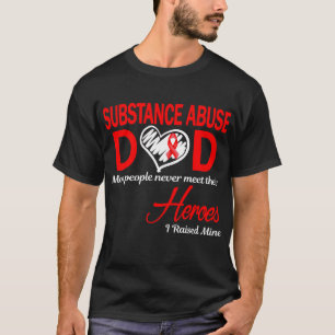 T-shirt Abus De Substance Papa J'Ai Levé La Mine