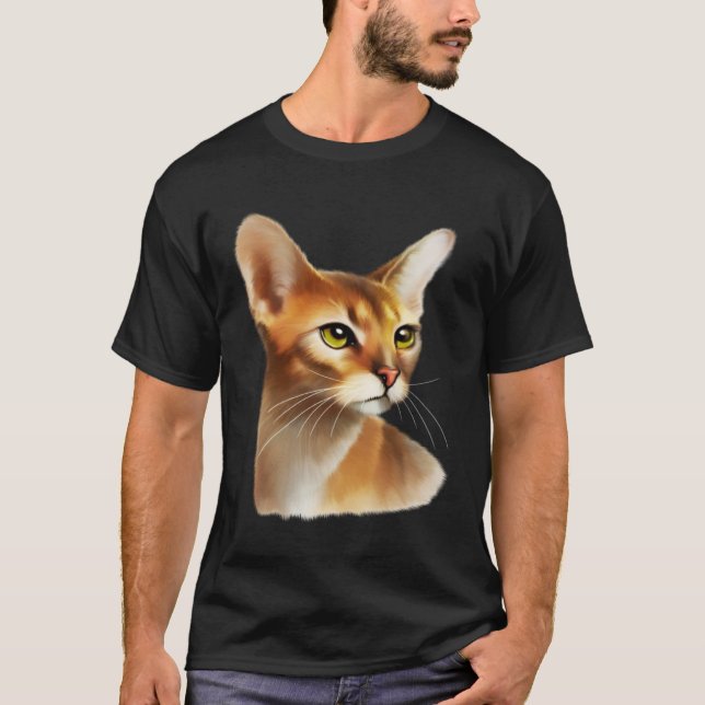 T-shirt Abyssinian Cat Cat   1 (Devant)