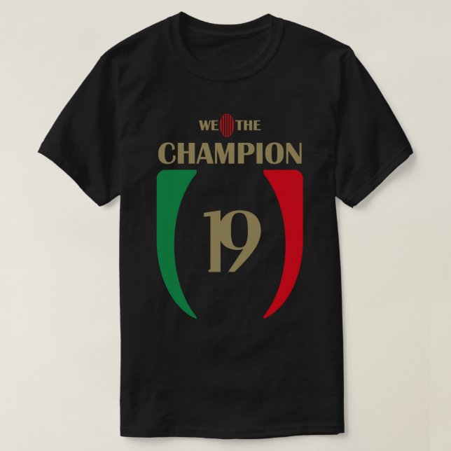 T-shirt AC MILAN NOUS LE CHAMP19NS - Milan Nous le Champio (Design devant)