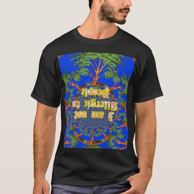 T-shirt Acacia Alchemy : Je ne suis pas allergique à l'art (Devant)