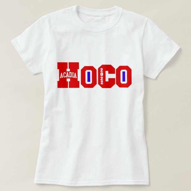 T-shirt Acadia Hoco fille 2022 merch (Design devant)