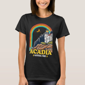 T-shirt Acadia National Park Mountain Trails Nature Campin