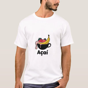 T-shirt "Açaí Smoothie Bowl with Fruit Toppings"