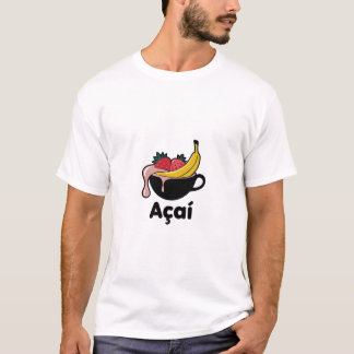 T-shirt "Açaí Smoothie Bowl with Fruit Toppings"
