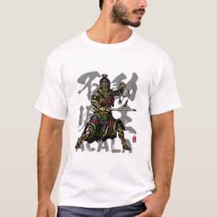T-shirt Acala "Fudo Myo-o" Calligraphie Art