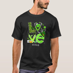 T-shirt ACC Infirmière Love Lucky St Patrick Day Infirmièr