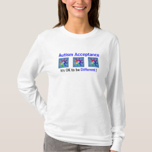 T-shirt Acceptation d'autisme : Il est CORRECT d'être