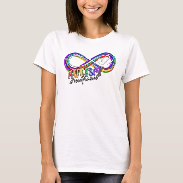 T-shirt Acceptation de l'autisme (Devant)