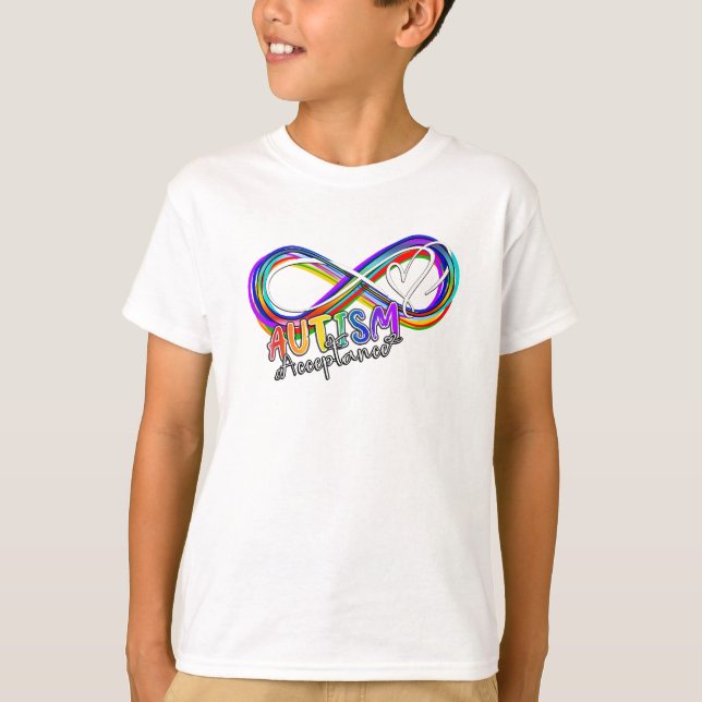T-shirt Acceptation de l'autisme (Devant)