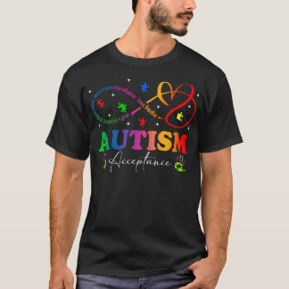 T-shirt Acceptation et Sensibilisation à l'Autisme Infini