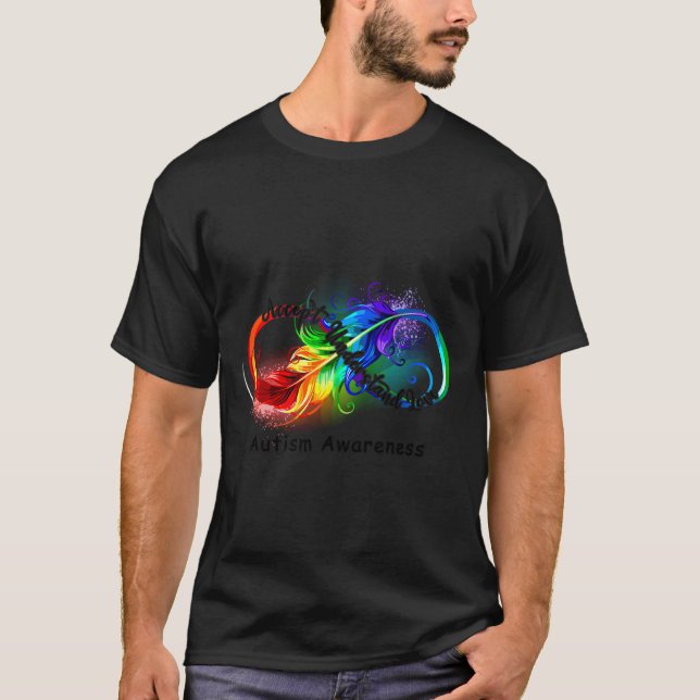 T-shirt Accepter Comprendre Amour Autisme Infinité Symbole (Devant)
