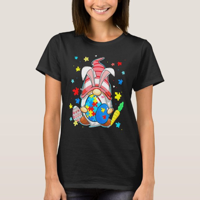 T-shirt Accepter Comprendre Amour Gnome Sensibilisation su (Devant)