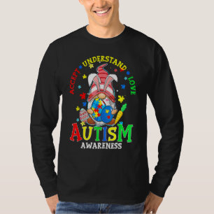 T-shirt Accepter Comprendre Amour Gnome Sensibilisation su