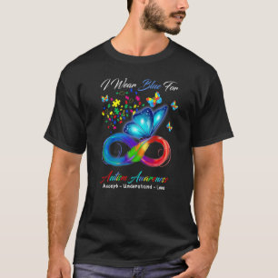 T-shirt Accepter Comprendre Amour Papillon Infini Autisme