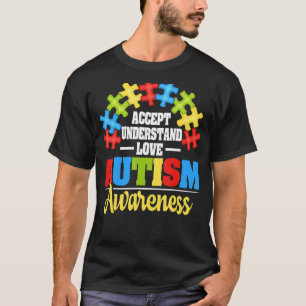 T-shirt Accepter Comprendre la Sensibilisation sur l'autis