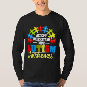 T-shirt Accepter Comprendre Sensibilisation sur l'autisme 