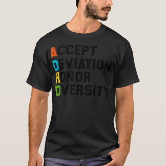 T-shirt Accepter l'écart Diversité d'honneur
