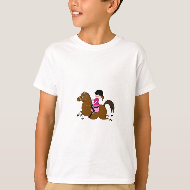 T-shirt Accessoire de ressourcement pour cavalier et cheva (Devant)