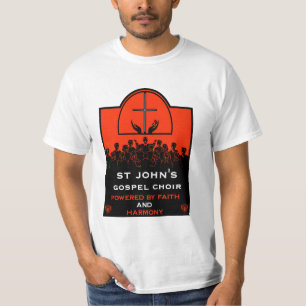 T-shirt Accessoire d'église de chœur gospel