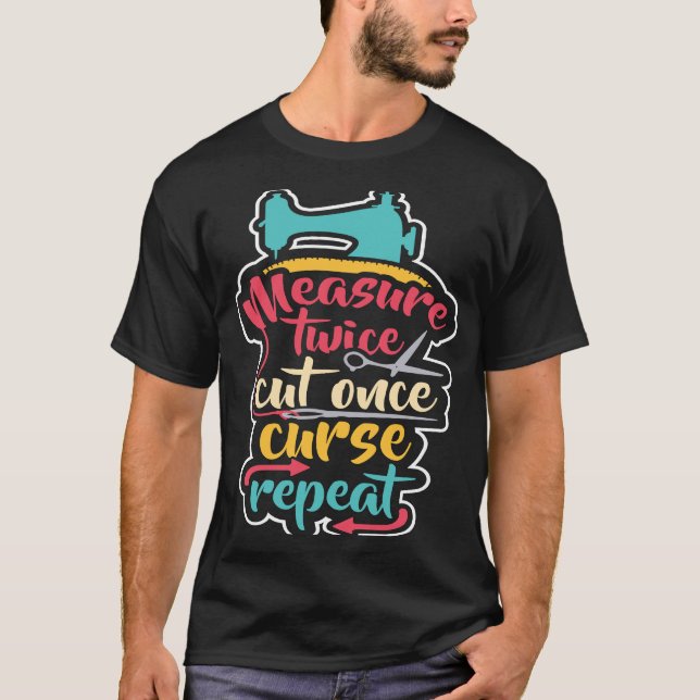 T-shirt Accessoires de fabrication pour tailleur ou (Devant)