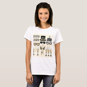 T-shirt accessoires de fête 2025