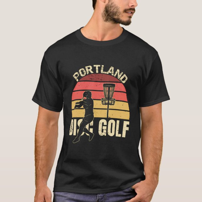 T-shirt Accessoires De Golf Disque Et Tee - shirts Portlan (Devant)