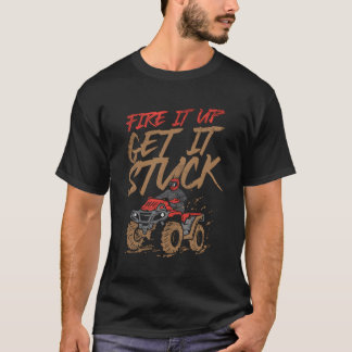 T-shirt Accessoires De Quatre Roues De Rider Atv Pour