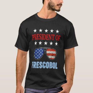 T-shirt Accessoires Frescobol Citation de plage Drapeau Us
