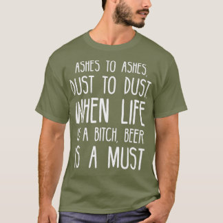 T-shirt Accessoires Pour Amateurs De Bières Hilarious