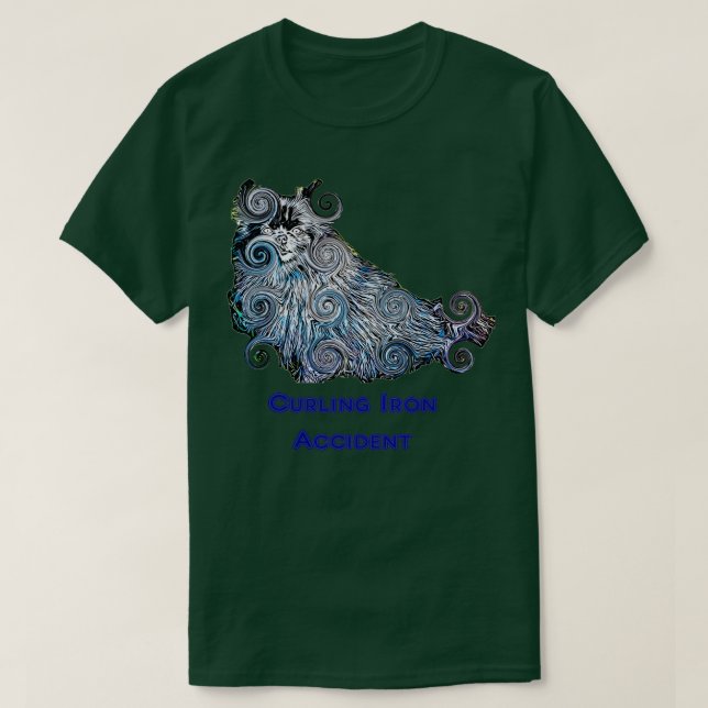 T-shirt Accident de curling en fer (Design devant)